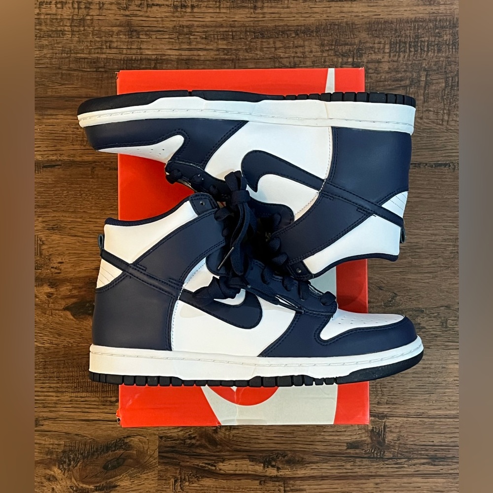 Nike Dunk High GS ‘Navy White’ (size 6y/wmns 7.5)